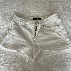 White denim/jean shorts